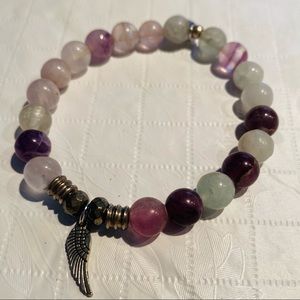 Tiffany Jazelle Fluorite Angel Wing